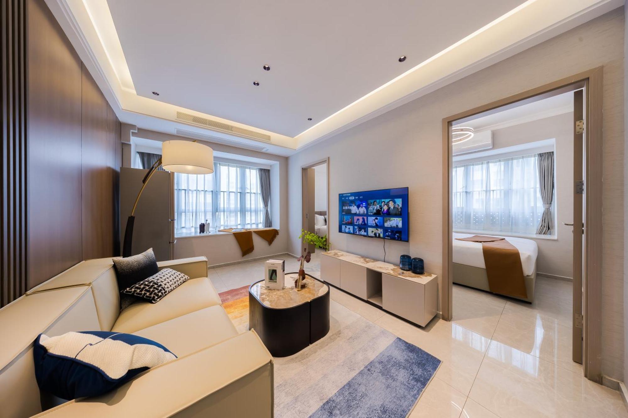 XI Ke Executive Apartment - Shenzhen Futian Exhibition Center Eksteriør billede