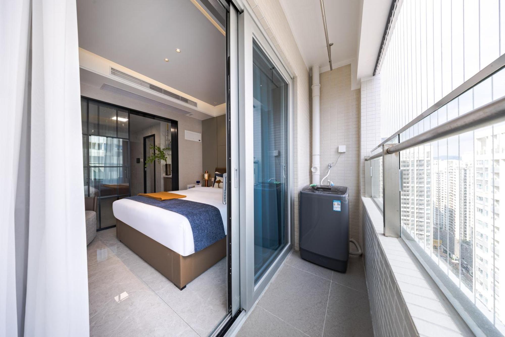 XI Ke Executive Apartment - Shenzhen Futian Exhibition Center Eksteriør billede