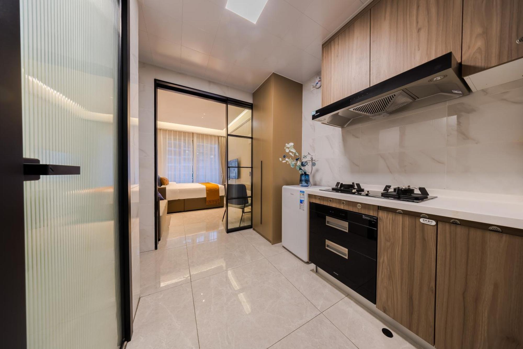 XI Ke Executive Apartment - Shenzhen Futian Exhibition Center Eksteriør billede
